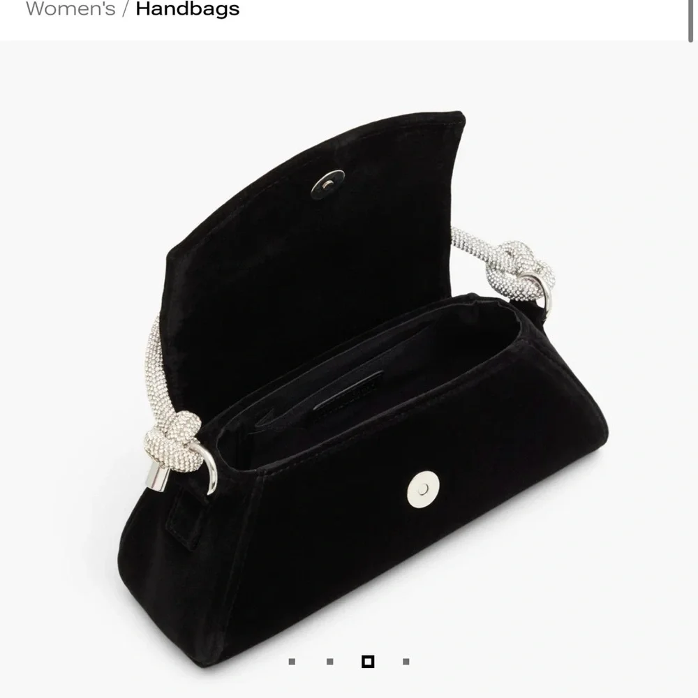 Call It Spring Black Mini Bag with Silver Handle - Picture 2 of 4